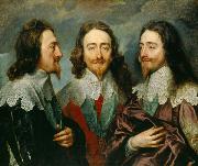Anthony Van Dyck Charles I in Three Positions (mk25) Germany oil painting artist